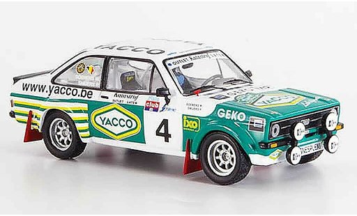 Ford Escort RS 1800 1/43 IXO No.4 Snijers Soenes winner SPA 2008 diecast model cars