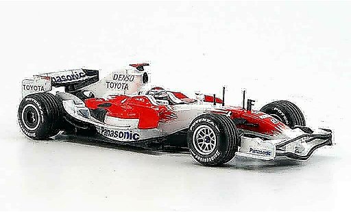 Toyota F1 TF108 1/43 Minichamps tf 108 panasonictrulli 2008 diecast model cars