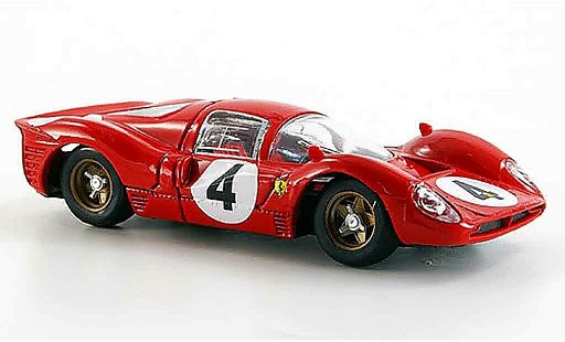 Ferrari 330 P4 1/43 Brumm no.4 1000 km monza r. lodovico 1967 diecast model cars
