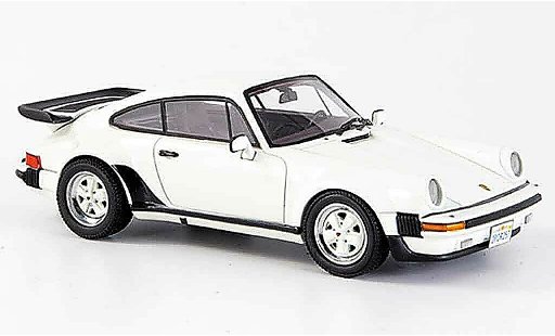 Porsche 911 Turbo 1/43 Neo US Version white diecast model cars