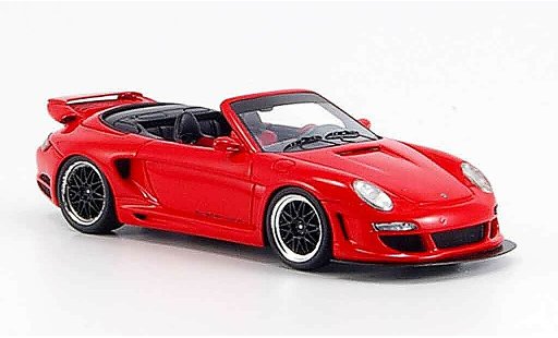 Gemballa GTR 500 1/43 Spark Avalanche red hood geoffnet diecast model cars
