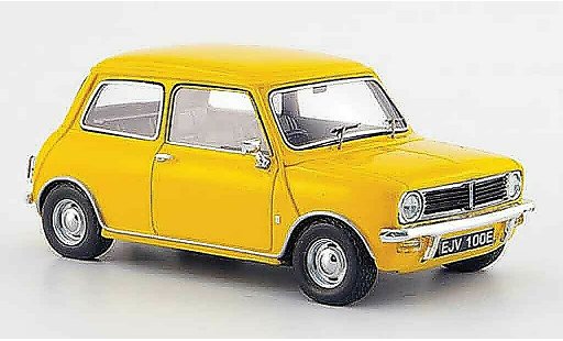 Austin Mini berline 1/43 Spark yellow 1969 diecast model cars