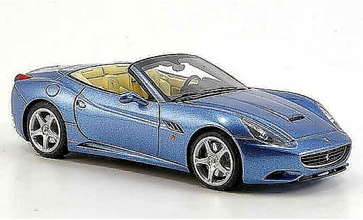 Ferrari California 2008 1/43 Look Smart blue geoffnetes hood diecast model cars