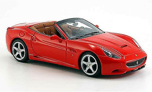 Ferrari California 2008 1/43 Look Smart red open diecast model cars