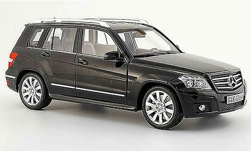 Mercedes Classe GLK Base 1/18 Minichamps (x 204) black 2008 diecast model cars
