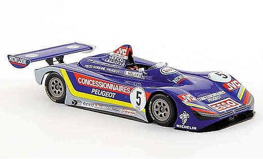 Peugeot 905 1992 1/43 Spark spider no.5 esso winner europa cup diecast model cars