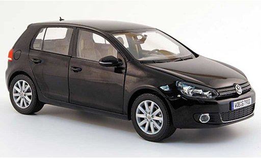 Volkswagen Golf GTI 1/18 Norev black 5 portes 2009 diecast model cars