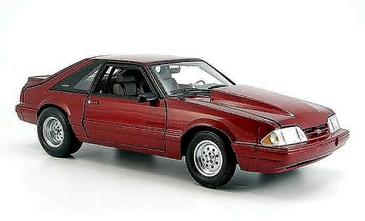Ford Mustang LX 5.0 1/18 GMP drag red diecast model cars