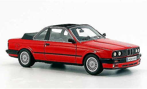 Bmw 325 Cabriolet 1/43 Neo E30 i (E 30) Baur Convertible red 1986 diecast model cars
