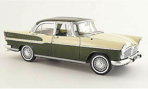 Simca Chambord Base 1/18 Norev green beige 1958 diecast model cars