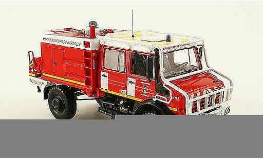 Mercedes Unimog Base 1/43 Norev U 5000 Fire brigade de Marseille pompier diecast model cars