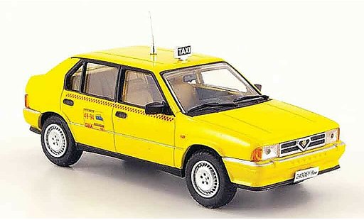 Alfa Romeo 33 taxi 1/43 Pego di roma yellow diecast model cars