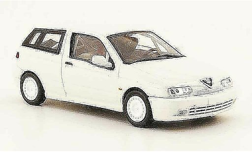 Alfa Romeo 145 berlina 1/43 Pego presentation white diecast model cars