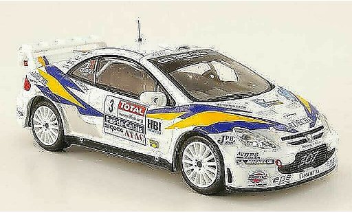 Peugeot 307 WRC 1/43 IXO No.3 Cuoq/Pain Rally Touquet 2006 diecast model cars