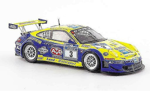 Porsche 911 GT3 RSR 1/43 Minichamps Team Land 24 Std. Nurburgring diecast model cars