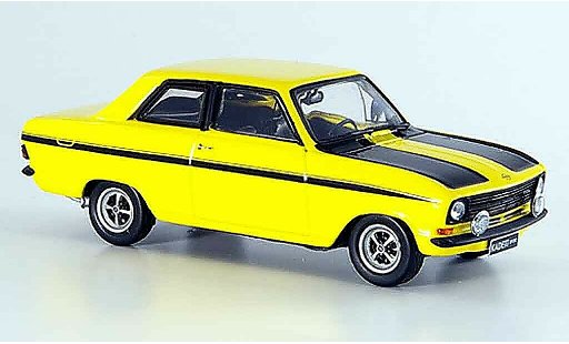 Opel Kadett B B 1/43 Schuco sport yellow black diecast model cars