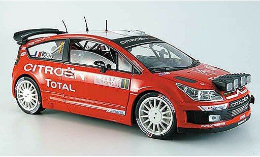 Citroen C4 WRC 2007 1/18 Solido No.1 Loeb/Elena Rally Monte Carlo diecast model cars