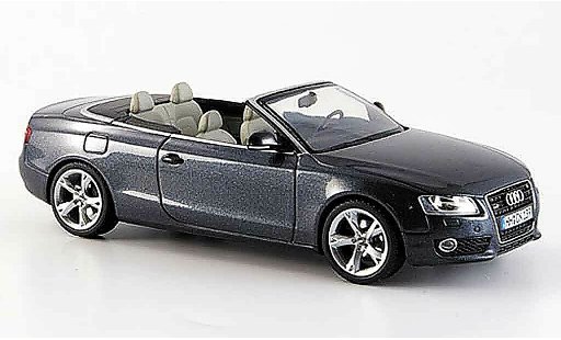 Audi A5 cabriolet 1/43 Schuco Convertible grey diecast model cars