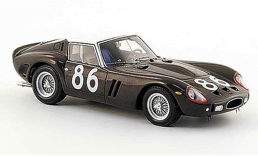Ferrari 250 GTO 1962 1/43 Red Line no.86 4.targa florio diecast model cars