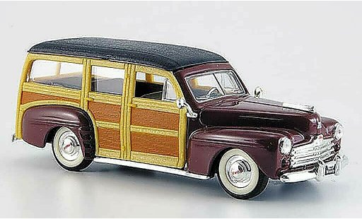 Ford Woody Woody Wagon 1/43 Yat Ming brown/black 1948 diecast model cars