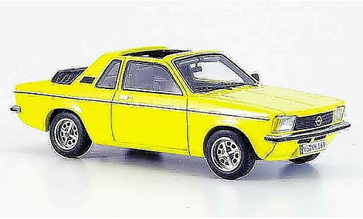 Opel Kadett C Aero 1/43 Neo yellow 1978 diecast model cars