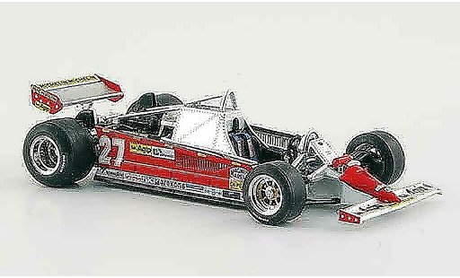 Ferrari 126 CK 1/43 Brumm turbo no.27 g.villeneuve gp monaco diecast model cars