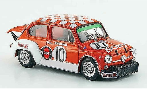 Fiat Abarth 1000 Berlina Corsa 1/43 Brumm TCR Gr.2 No.10 Sony Zandvoort 1971 diecast model cars