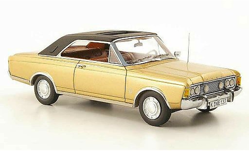 Ford Taunus 20M 1/43 Neo (P7b) Coupe dore/black diecast model cars