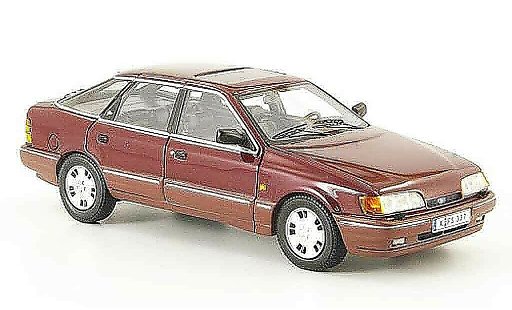 Ford Scorpio MK1 1/43 Neo red 1986 diecast model cars