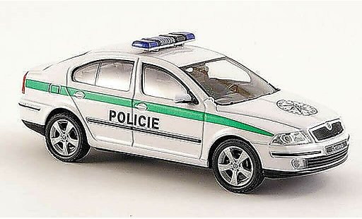 Skoda Octavia Livree Flotte 1/43 Abrex Policie Police Tschechien 2004 diecast model cars