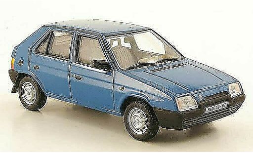 Skoda Favorit 136L 1/43 Abrex 136 L blue 1987 diecast model cars