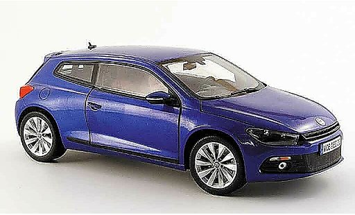 Volkswagen Scirocco Base 1/18 Norev 3 blue 2008 diecast model cars