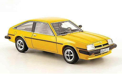 Opel Manta B B 1/43 Neo cc sr yellow 1980 diecast model cars