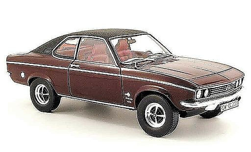 Opel Manta A 1/18 Norev berlinetta red/black diecast model cars