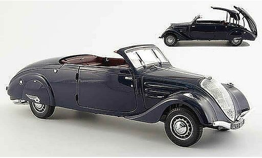 Peugeot 402 Eclipse 1/18 Norev blue 1937 diecast model cars