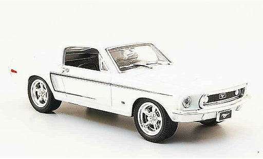 Ford Mustang Hardtop 1/43 Yat Ming white diecast model cars