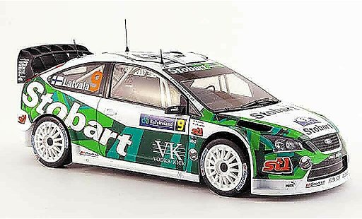 Ford Focus RS WRC 1/18 Sun Star no.9 dritter platz rallye irlande 2007 diecast model cars