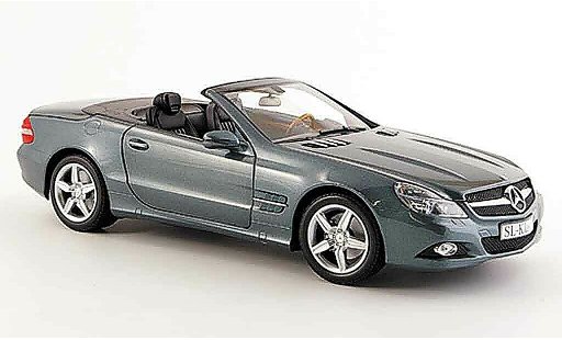 Mercedes Classe SL cabriolet 1/18 Minichamps (r 230) grey anthracite diecast model cars