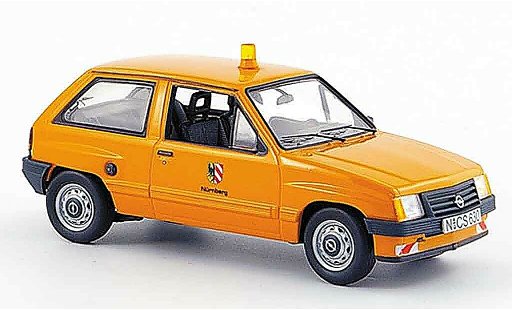 Opel Corsa A Base 1/43 Schuco a stadt nurnberg kommunalorange diecast model cars