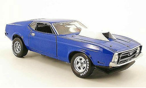 Ford Mustang Pro Stock 1/18 Sun Star blue diecast model cars