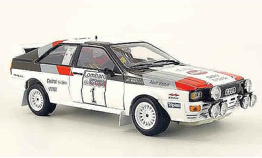 Audi Quattro rallye 1/18 Sun Star Rally no.1 hertz winner lombard 1982 diecast model cars