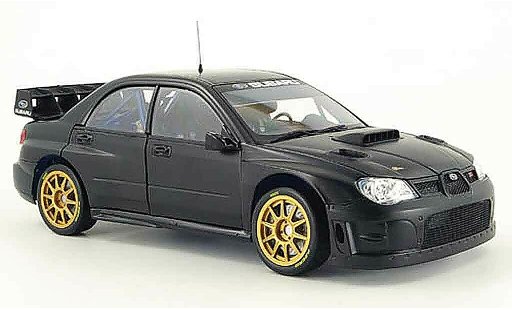 Subaru Impreza WRC 1/18 Sun Star black flat black plain version 2008 diecast model cars