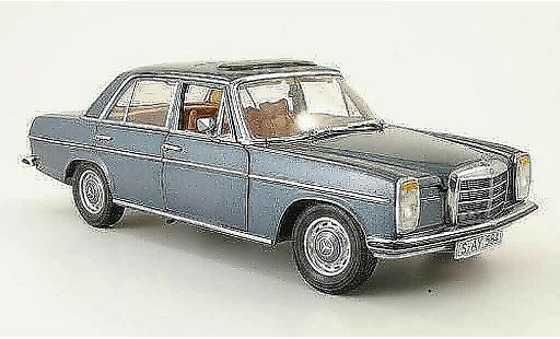 Mercedes Strich Base 1/18 Sun Star 8 (w 115) grey et blue limousine 1968 diecast model cars