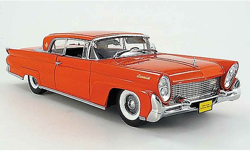 Lincoln Continental 1958 1/18 Sun Star mark iii hard top red diecast model cars