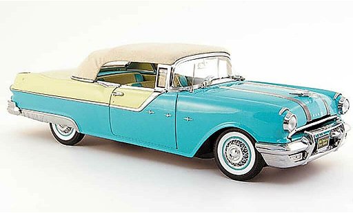 Pontiac Star Chief Convertible 1/18 Sun Star green creme white 1955 diecast model cars