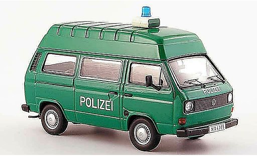 Volkswagen Combi Base 1/43 Premium Cls t 3 a hochraumbus police green white diecast model cars