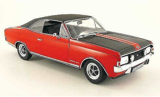 Opel Commodore A 1/18 Revell coupe gs/e red/black 1970 diecast model cars