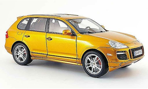 Porsche Cayenne GTS 1/18 Norev orange 2008 diecast model cars