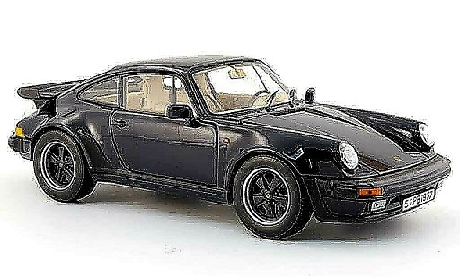 Porsche 911 Turbo 1/18 Norev 3.3l blue 1985 diecast model cars