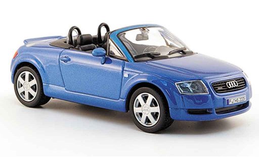 Audi TT roadster 1/43 Solido 8N blue 2004 diecast model cars